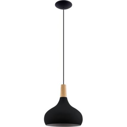 Eglo - Ljuskrona med upphängningsrem 1xE27/40W/230V diameter 28 cm