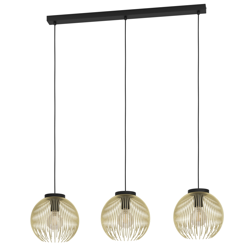 Eglo - Ljuskrona med upphängningsrem 3xE27/40W/230V