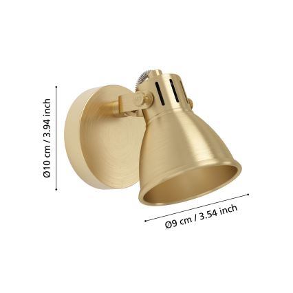 Eglo - LED väggspotlight 1xGU10/3W/230V