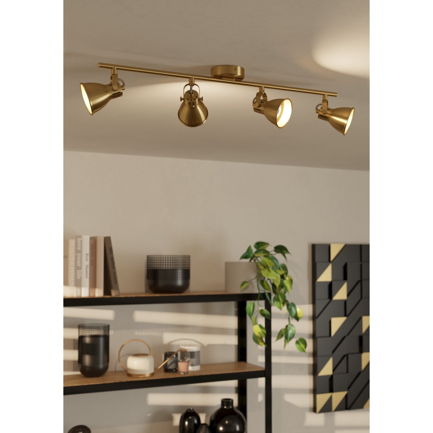 Eglo - LED infälld spotlight 4xGU10/3W/230V
