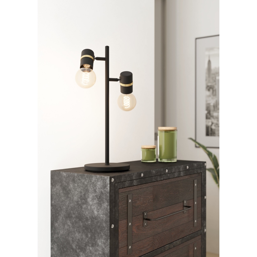 Eglo - Bordslampa 2xE27/10W/230V