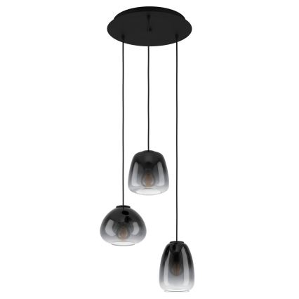 Eglo  - Ljuskrona med upphängningsrem 3xE27/40W/230V diameter 43 cm