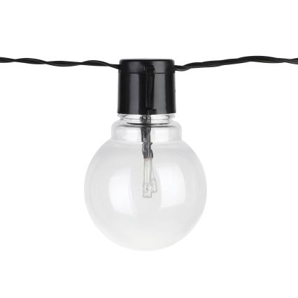 Eglo - LED Dekorativ utomhusslinga 16xLED/0,064W/24V IP44 svart