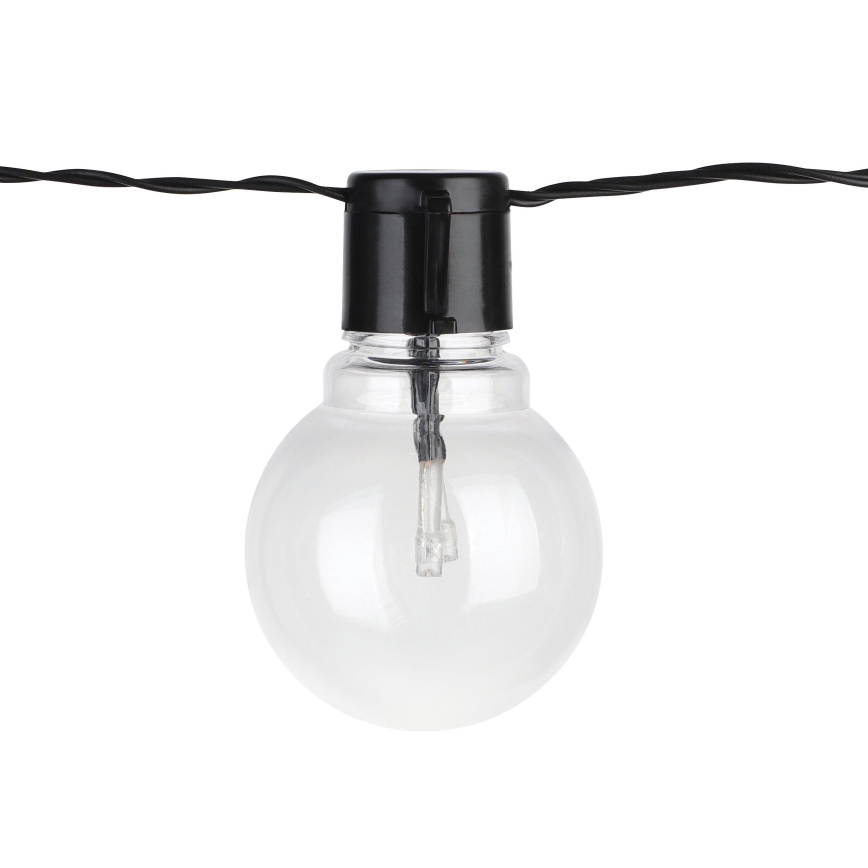 Eglo - LED Dekorativ utomhusslinga 16xLED/0,064W/24V IP44 svart