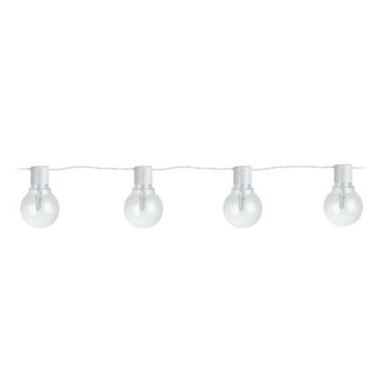 Eglo - LED  Dekorativ utomhusslinga 16xLED/0,064W/24V IP44 vit