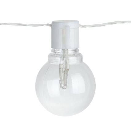 Eglo - LED  Dekorativ utomhusslinga 16xLED/0,064W/24V IP44 vit