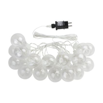 Eglo - LED  Dekorativ utomhusslinga 16xLED/0,064W/24V IP44 vit