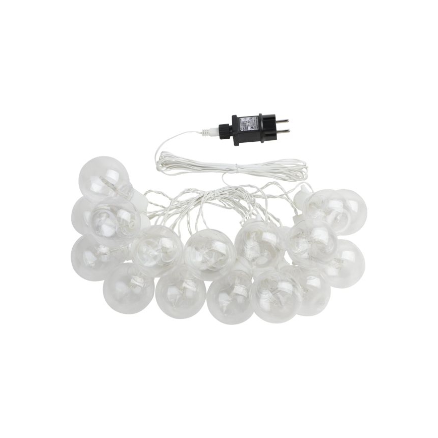 Eglo - LED  Dekorativ utomhusslinga 16xLED/0,064W/24V IP44 vit