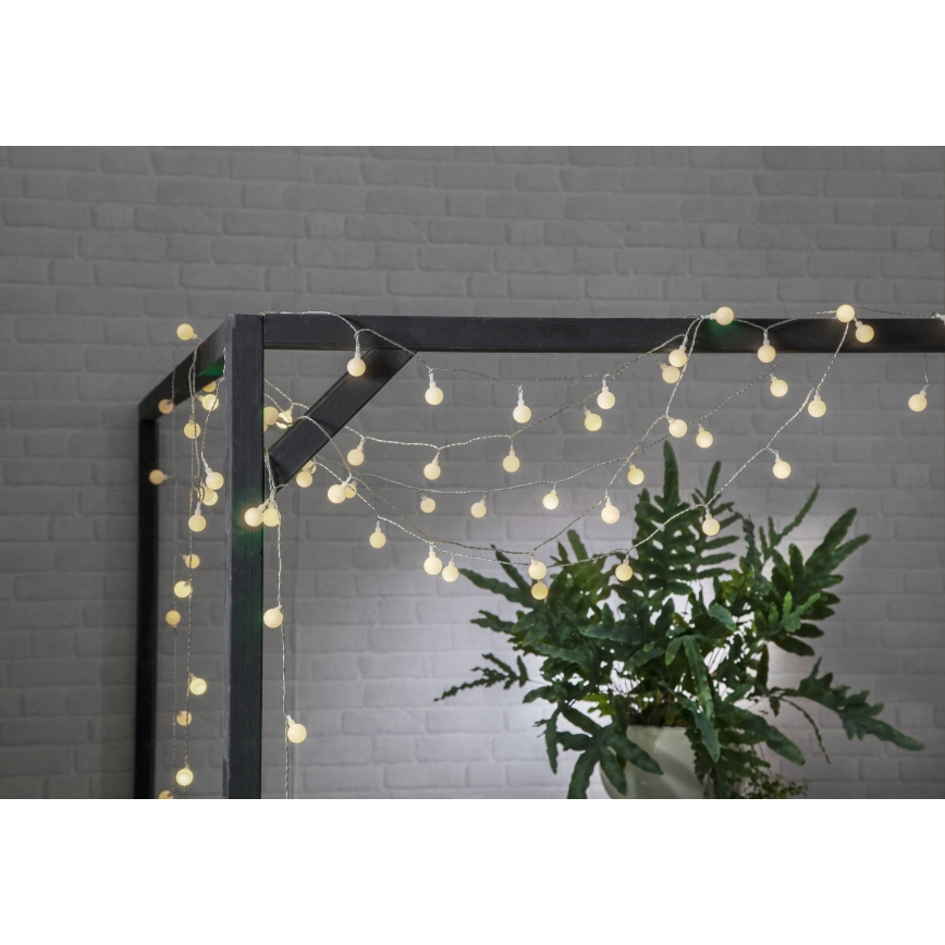 Eglo - LED Dekorativ utomhusslinga 50xLED/0,066W/4,5V IP44