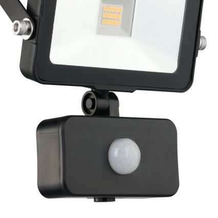 Eglo - Solcellstrålkastare med sensor 15xLED/0,03W/3,7V 2600 mAh IP44