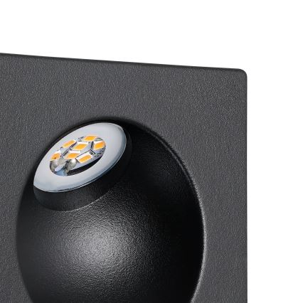 Eglo - LED trappbelysning LED/2W/230V 3000K svart