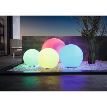 Eglo 900268 - LED RGB Dimbar utomhuslampa  1xE27/9W/230V 2700-6500K IP65 ø300