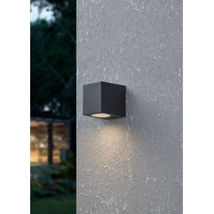Eglo - LED vägglampa för utomhusbruk 1xGU10/4,6W/230V IP44