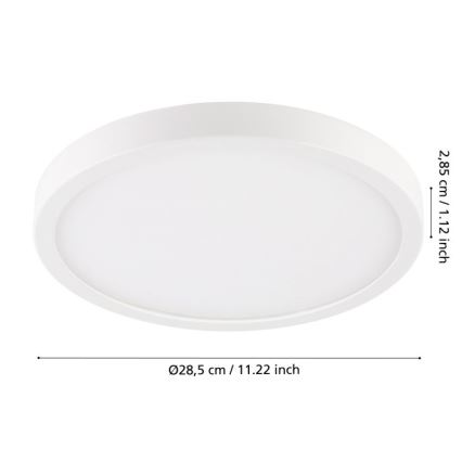 Eglo - LED taklampa för badrum LED/20,5W/230V IP44 vit
