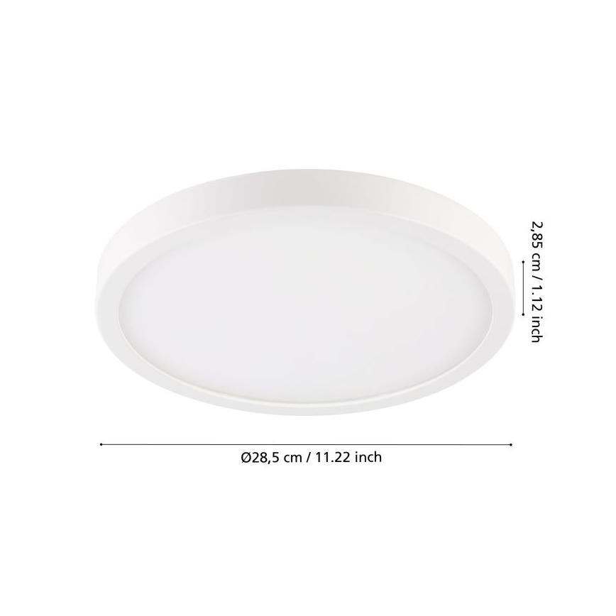 Eglo - LED taklampa för badrum LED/20,5W/230V IP44 vit
