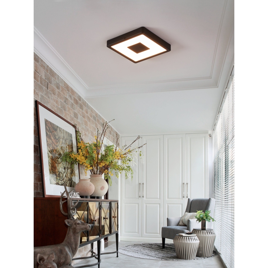Eglo - LED taklampa för utomhusbruk LED/17W/230V IP44 svart
