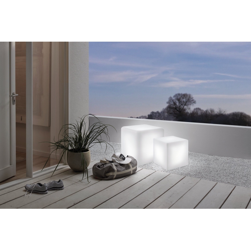 Eglo - Golvlampa för utomhusbruk 1xE27/15W/230V 40x40 cm IP65
