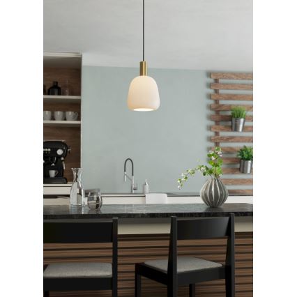 Eglo - Ljuskrona med upphängningsrem 1xE27/40W/230V