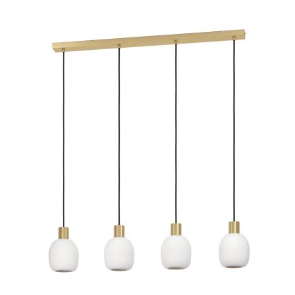 Eglo - Ljuskrona med upphängningsrem 4xE27/40W/230V