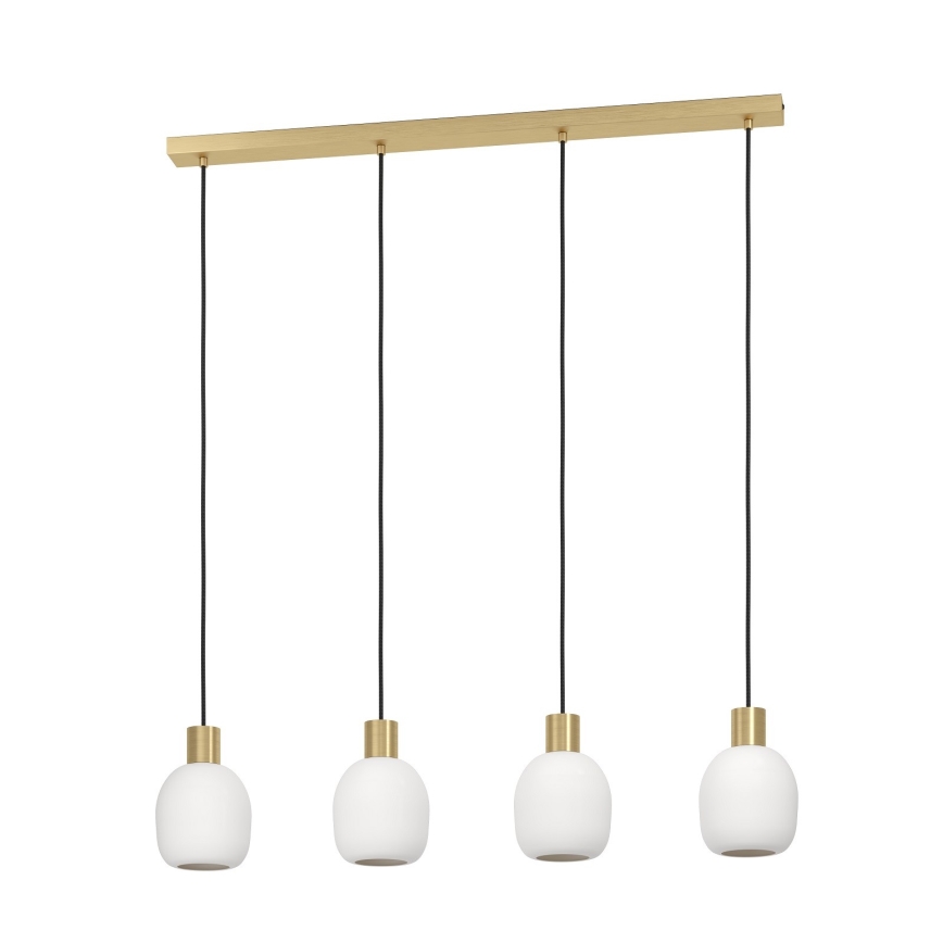 Eglo - Ljuskrona med upphängningsrem 4xE27/40W/230V