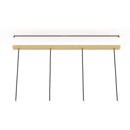 Eglo - Ljuskrona med upphängningsrem 4xE27/40W/230V