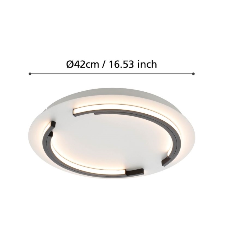 Eglo - LED Dimbar taklampa LED/25W/230V 3000K diameter 42 cm