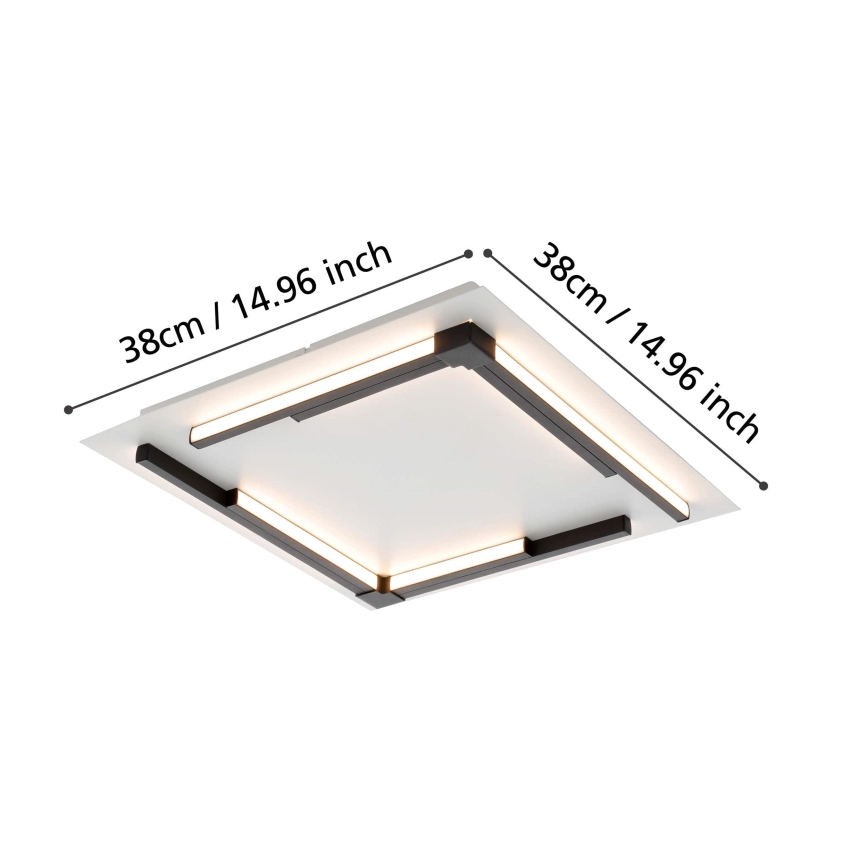 Eglo - LED ljusreglerad taklampa LED/25W/230V
