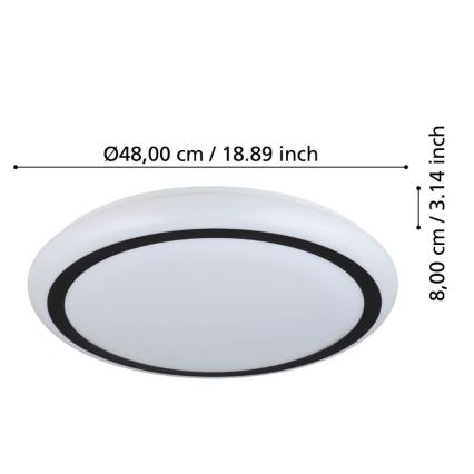 Eglo - LED Taklampa LED/19,5W/230V