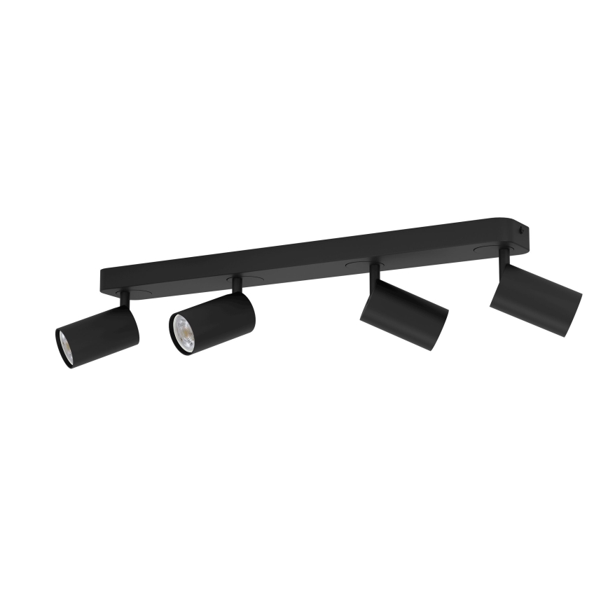 Eglo - LED RGBW Dimbar spotlight  4xGU10/4,9W/230V svart