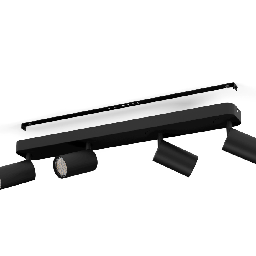Eglo - LED RGBW Dimbar spotlight  4xGU10/4,9W/230V svart