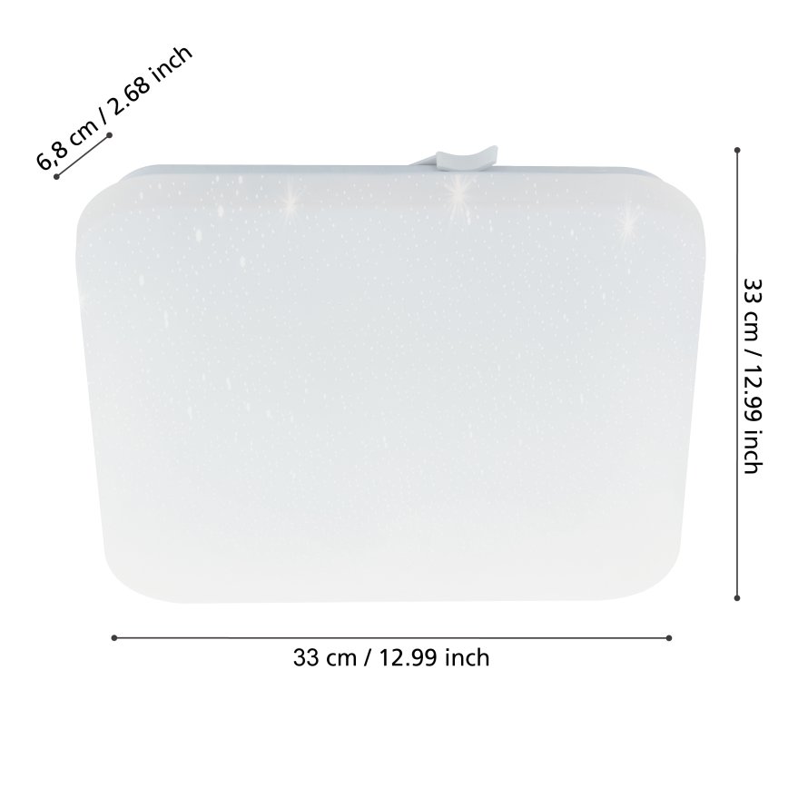 Eglo - LED taklampa för badrum LED/14,6W/230V IP44