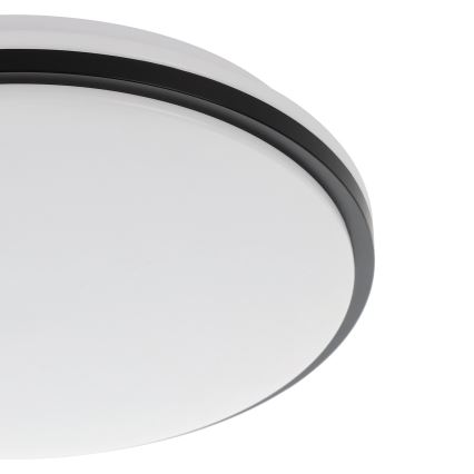 Eglo - LED taklampa för badrum LED/15,6W/230V IP44 skinande krom