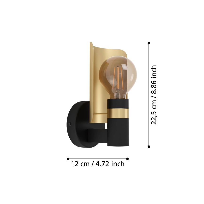 Eglo - Vägglampa 1xE27/40W/230V