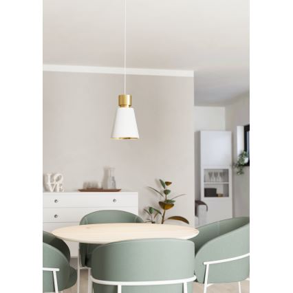 Eglo - Ljuskrona med upphängningsrem 1xE27/40W/230V