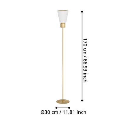 Eglo - Golv lampa 1xE27/40W/230V