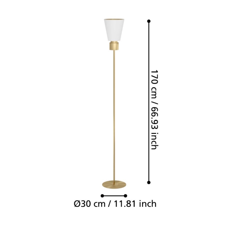 Eglo - Golv lampa 1xE27/40W/230V