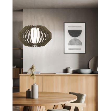 Eglo - Ljuskrona med upphängningsrem 1xE27/40W/230V