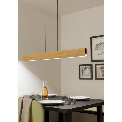 Eglo - LED RGBW Ljusreglerad ljuskrona på textilsladd LED/35W/230V 2700-6500K