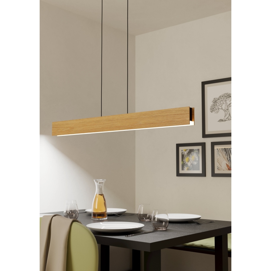 Eglo - LED RGBW Ljusreglerad ljuskrona på textilsladd LED/35W/230V 2700-6500K