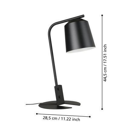 Eglo - Bordslampa 1xE27/40W/230V