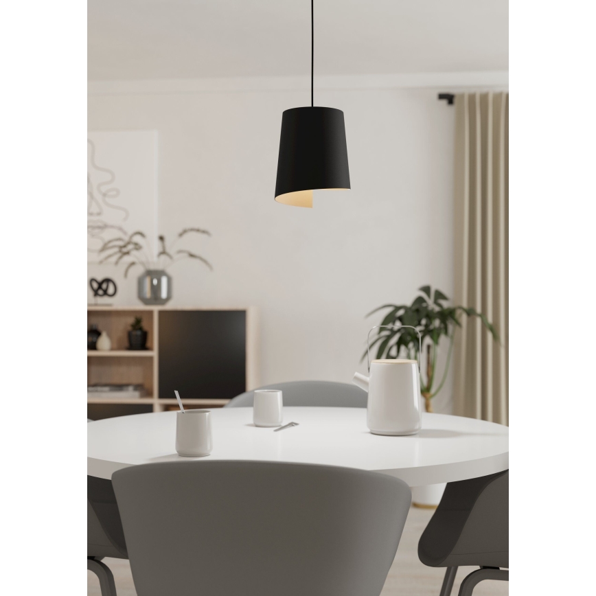 Eglo - Ljuskrona med upphängningsrem 1xE27/40W/230V