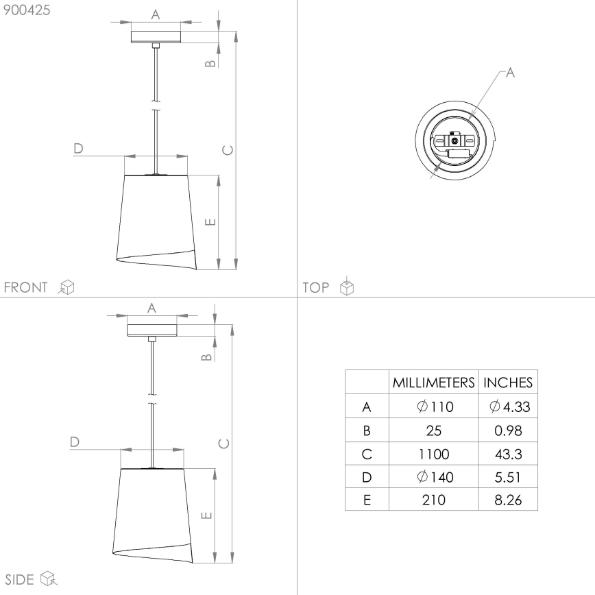 Eglo - Taklampa 1xE27/40W/230V