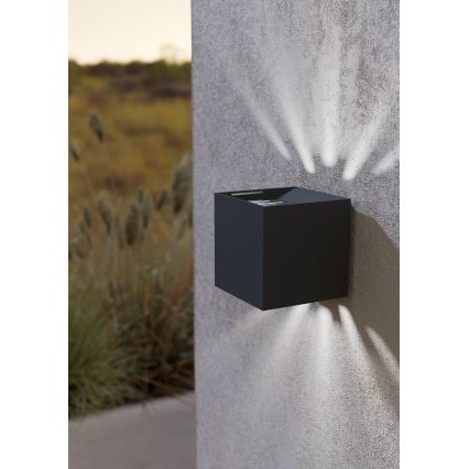 Eglo - LED vägglampa för utomhusbruk 2xLED/3,3W/230V IP54