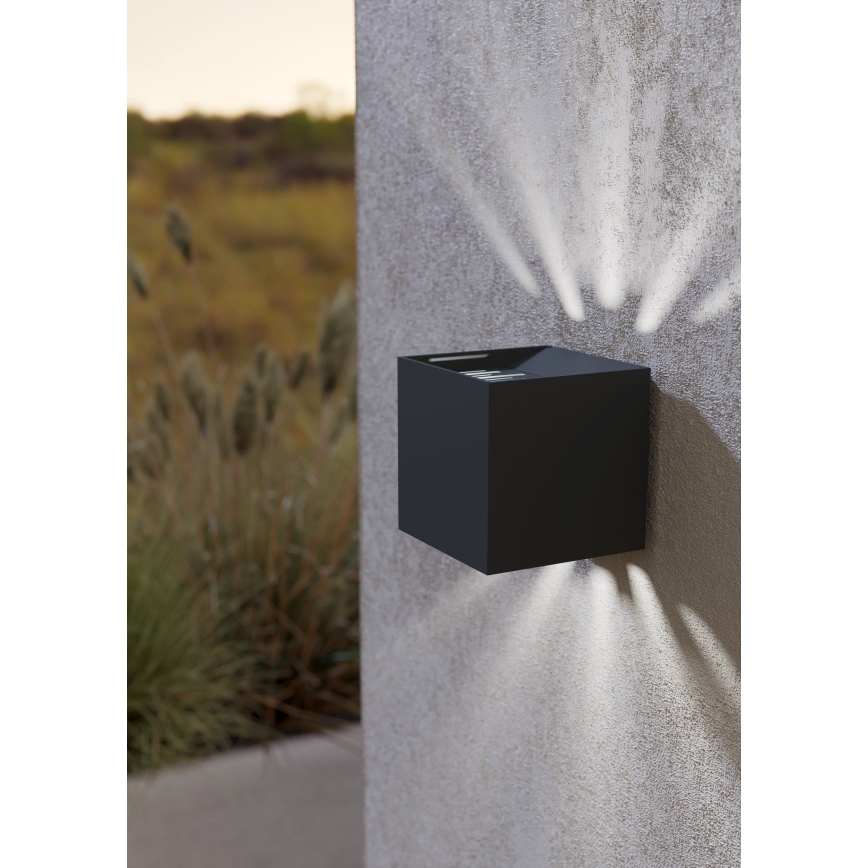 Eglo - LED vägglampa för utomhusbruk 2xLED/3,3W/230V IP54