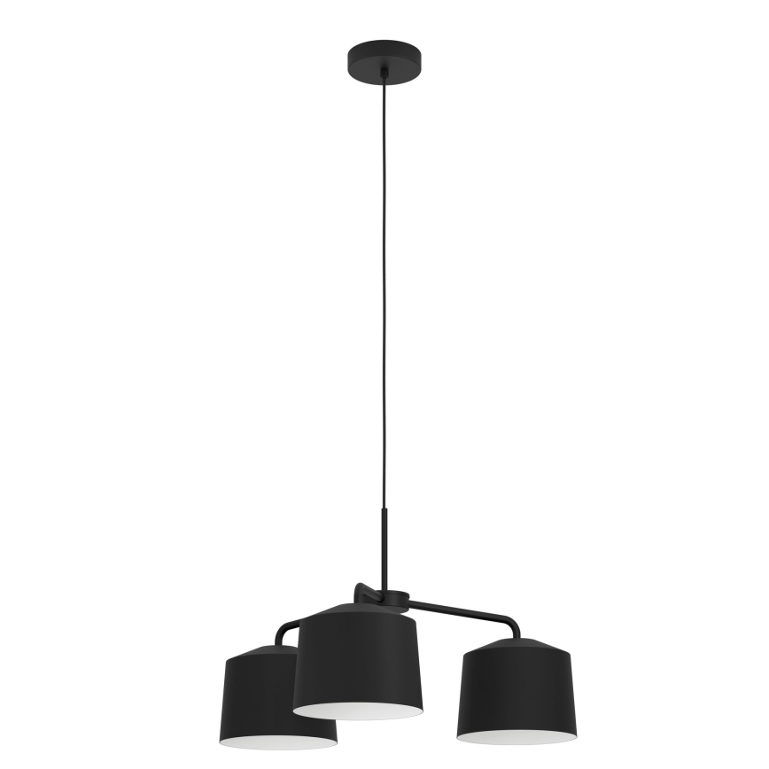 Eglo - Ljuskrona med upphängningsrem 3xE27/40W/230V