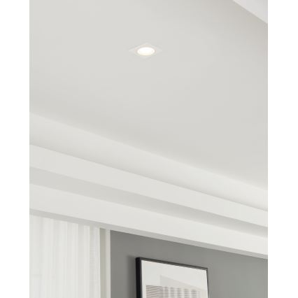 Eglo - Infälld lampa 1xGU10/35W/230V vit