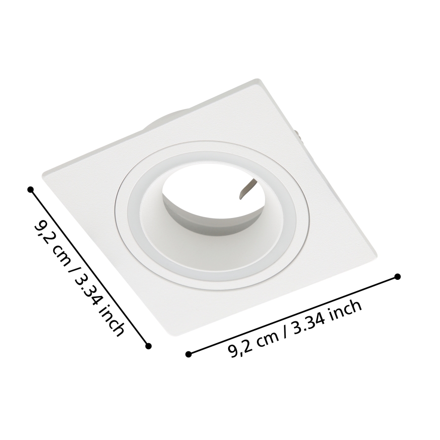 Eglo - Infälld lampa 1xGU10/35W/230V vit