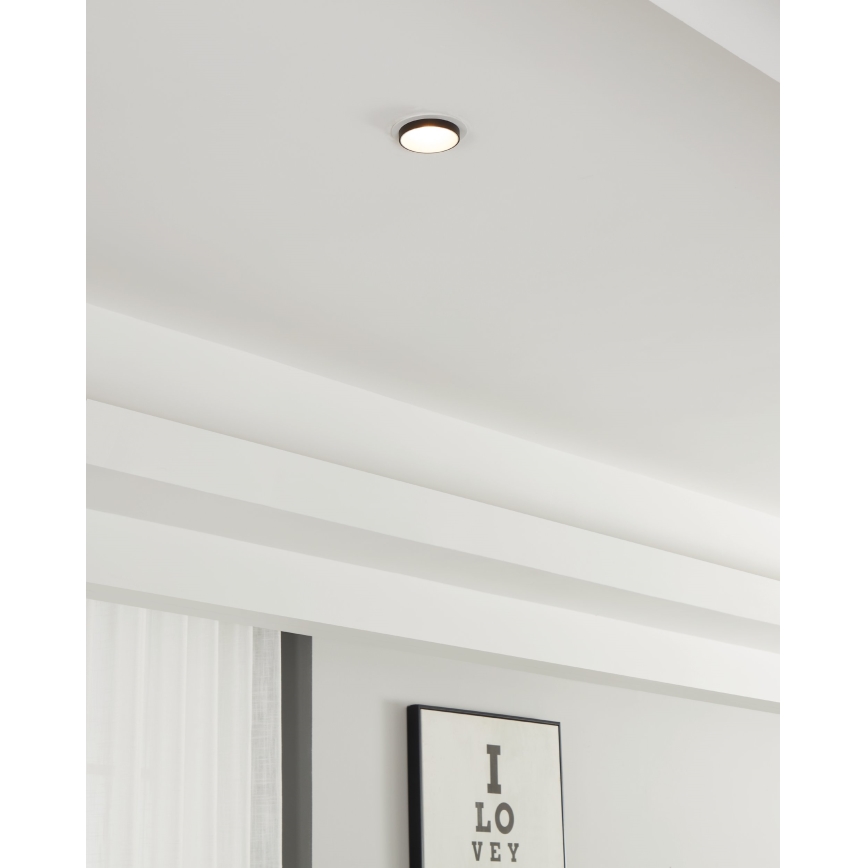 Eglo - Infälld lampa 1xGU10/35W/230V vit