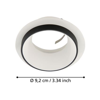 Eglo - Infälld lampa 1xGU10/35W/230V vit