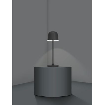 Eglo - LED Ljusreglerad utomhus rechargeable lampa LED/2,2W/5V 1800 mAh svart IP54